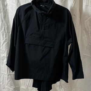 Athleta Black Anorak Pullover Jacket